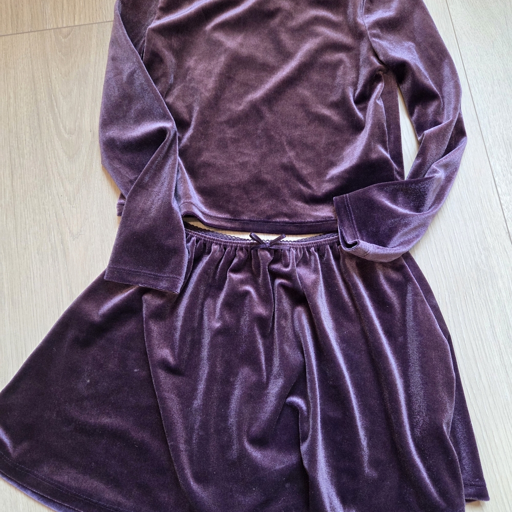 GAP Deep Purple Velvet Top